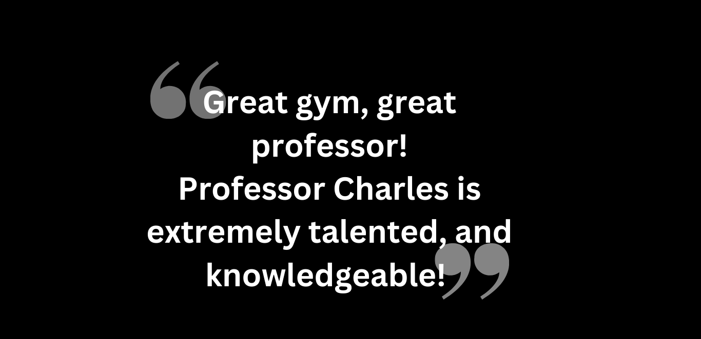 Charlie is amongst the best coaches I have ever had, and that includes Olympic level Wrestling and Judo coaches(1) Charlie is amongst the best coaches I have ever had and that includes Olympic level Wrestling and Judo coaches1